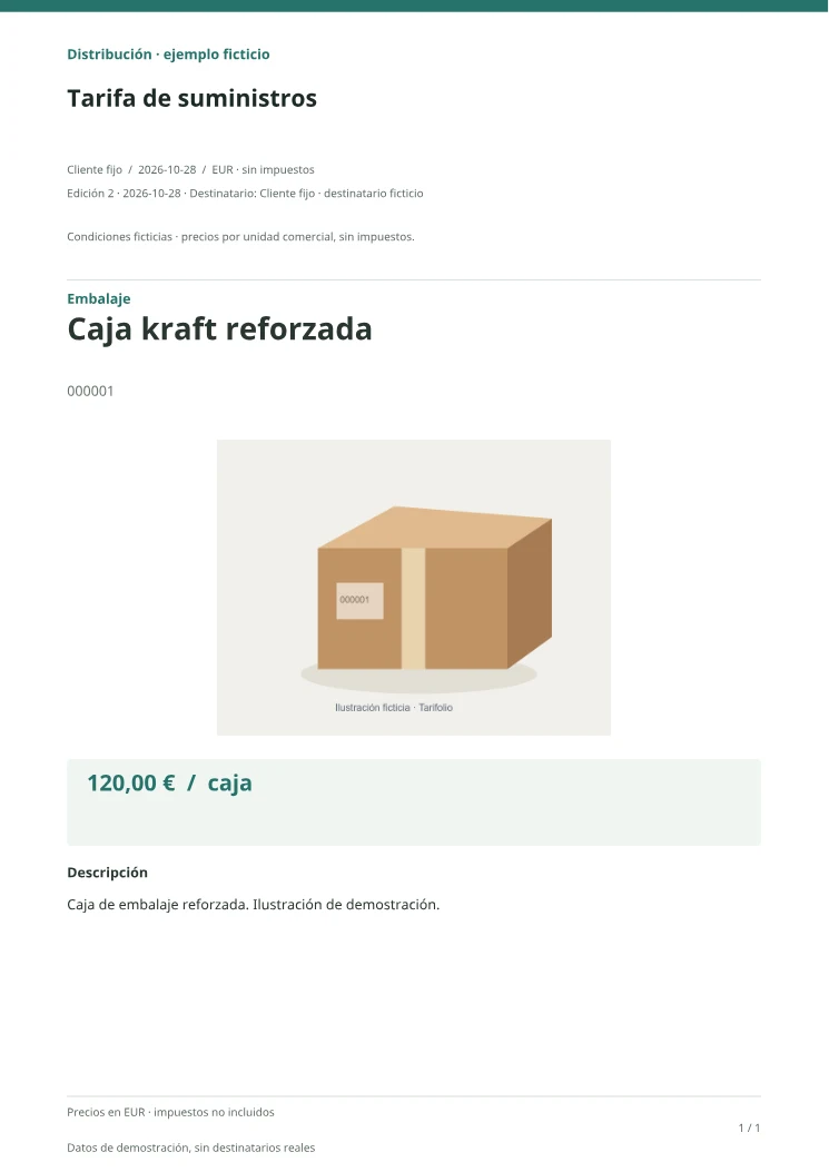 Primera página del PDF real: Ficha de producto